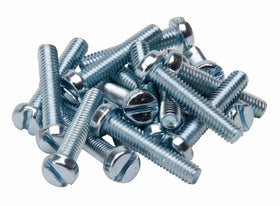 Kopp metaalschroeven + bolkop M4x20mm voor centraaldoos 20 stuks