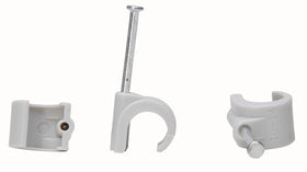 Kopp spijkerclip 10-14mm grijs 25st.