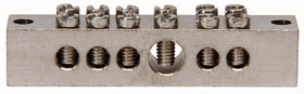 Kopp aardblok voor badkamer 1x25mm²+5x6mm²