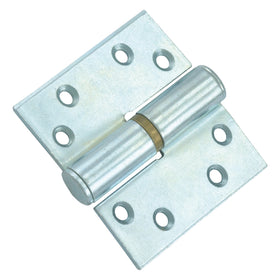 Kogelpaumelle - din links - met messing pen - 89 x 89 mm - verzinkt
