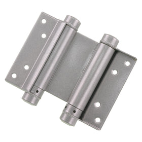 Deurveerscharnier - bommer - dubbelwerkend - type 100 - voor deurdikte 25-30 mm - staal - grijs
