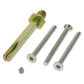 Starx Verlengstuk voor Veiligheidsbeslag buitendeur SKG*** - aluminium F1 - duwgarnituur - 38-54mm