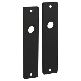 Kortschild blind aluminium/zwart (2)