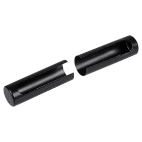 Starx overschuifhuls - paumelle - 14/45 mm - vernikkeld - zwart