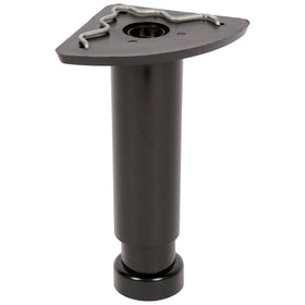 Duraline meubelpoot verstelbaar PVC 3,5x12-18cm zwart