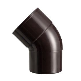 Martens bocht 45° pvc bruin 80mm
