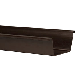 Martens bakgoot - PVC - Bruin - 125mm - 4m