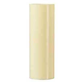 Buiskoppeling PVC 3/4" wit crème 3st