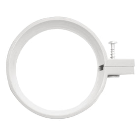 Martens buisbeugel met M6-pen - PVC - Parelgrijs - Ø70mm - 2 stuks