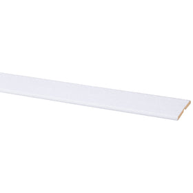 Vouwhoek MDF wit stuc 24x24mm 260cm