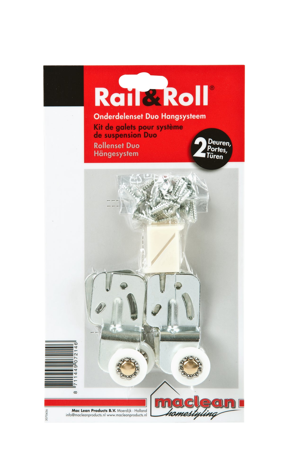 Mac Lean rail & roll duo-accessoires pakket