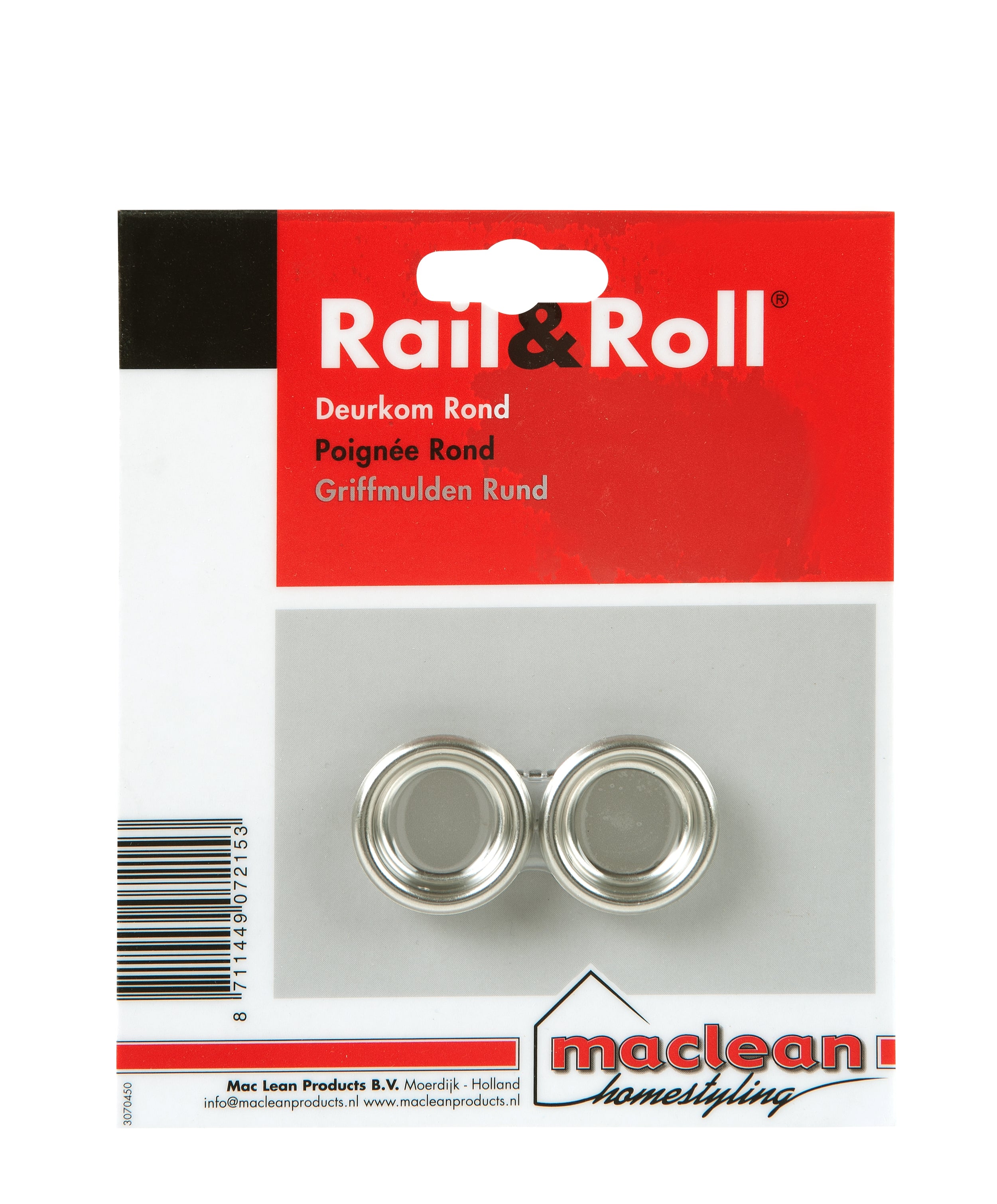 Mac Lean rail & roll deurkom rond pakket