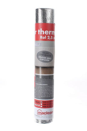 Radiatorfolie therm zilver 50cm x 2.5m
