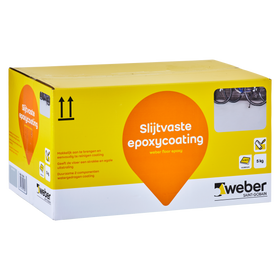 Weber Slijtvaste epoxycoating RAL 7001 zilvergrijs