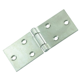 Scharnier - backflap - met vaste pen - verzinkt - 45 x 105 mm - verzinkt
