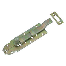 Schuif met bocht breed 80mm  geel