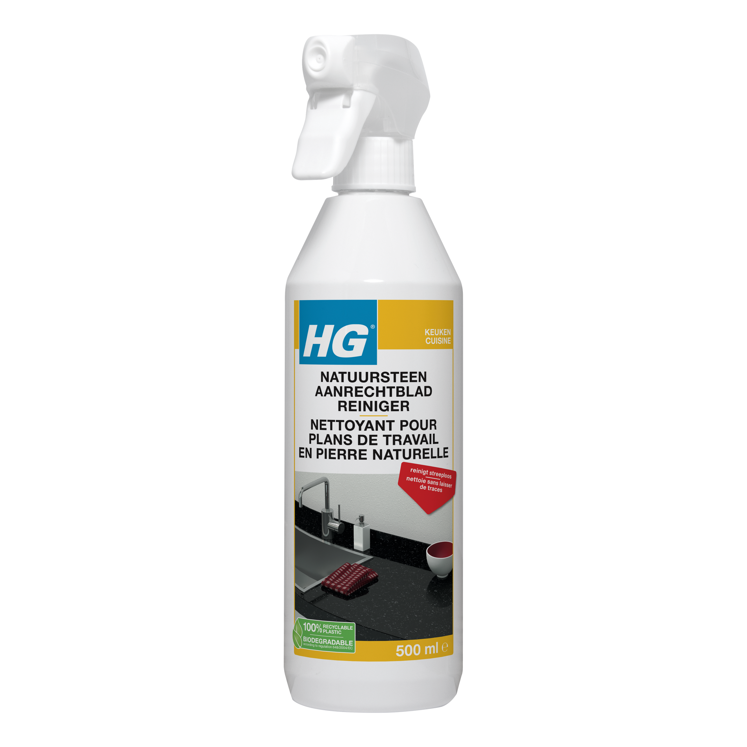 HG natuursteen aanrechtbladreiniger 500ml