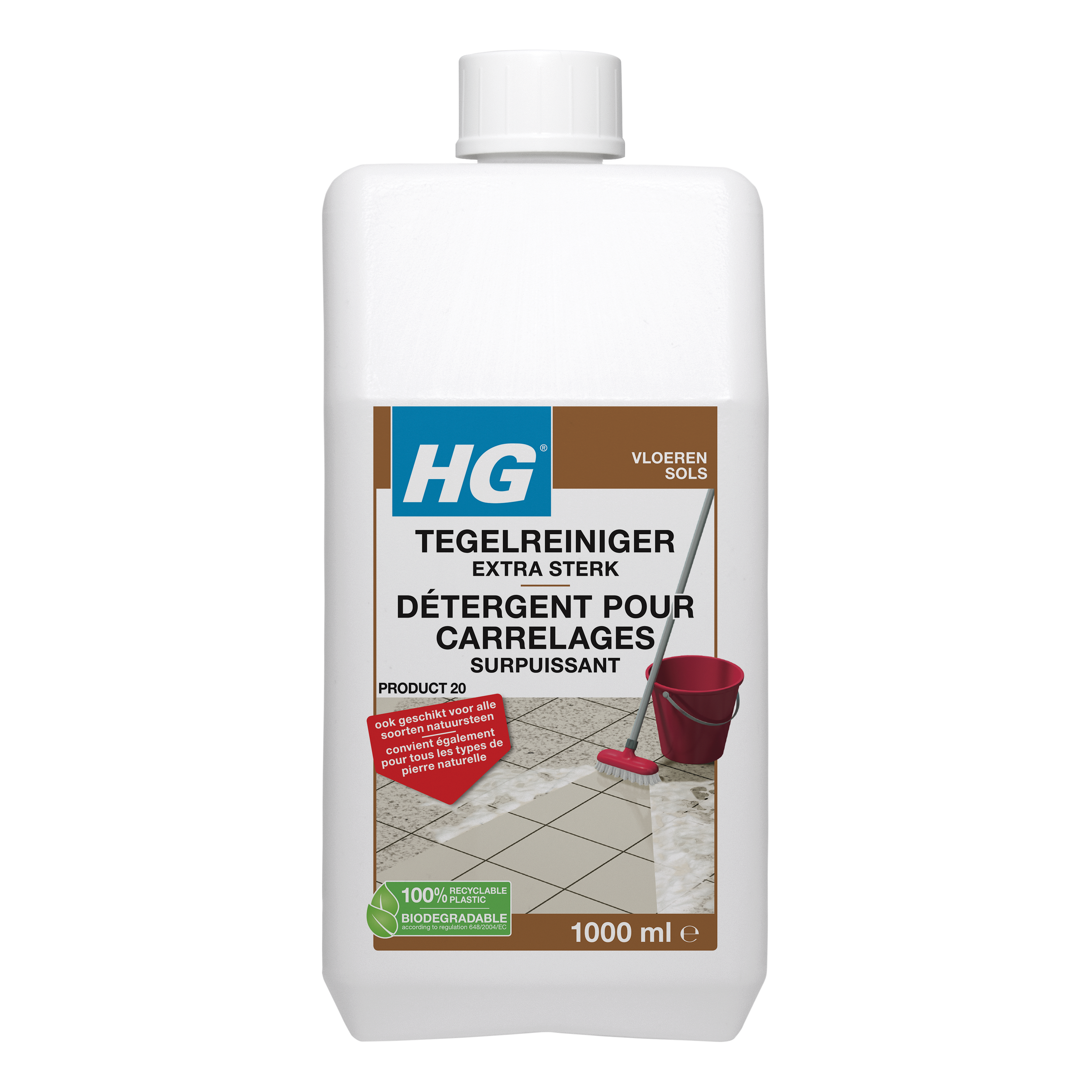 HG tegelreiniger extra sterk 1L