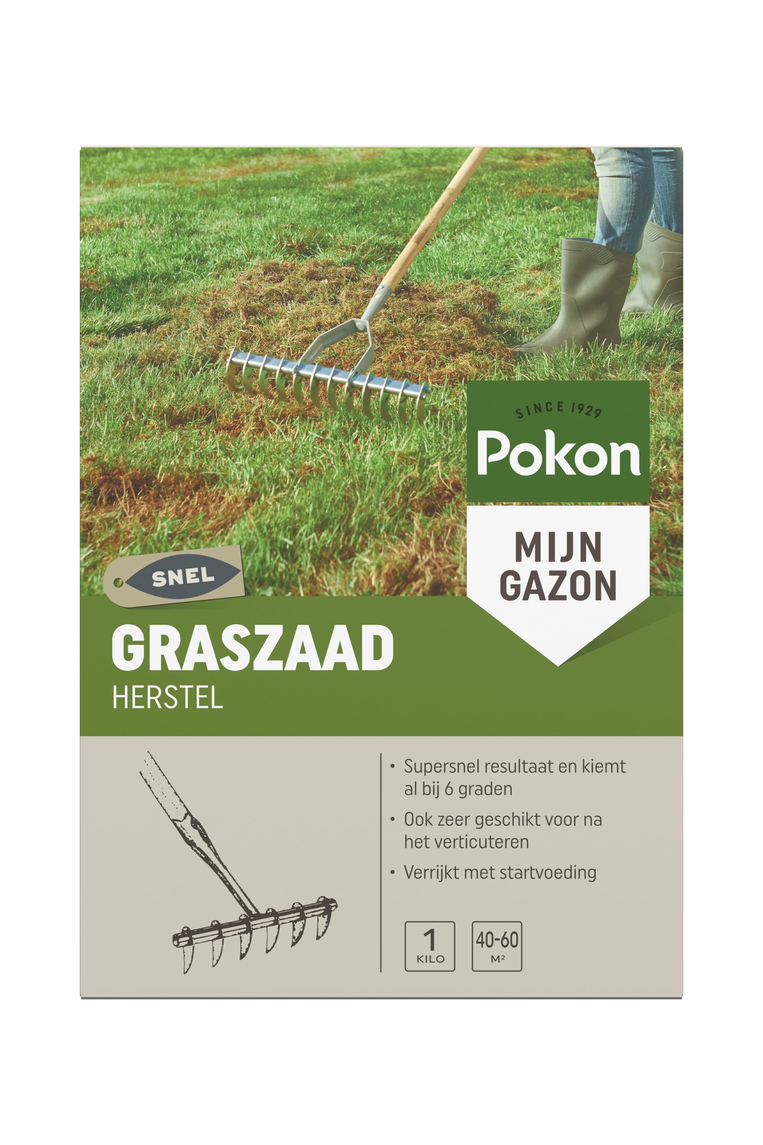 Pokon graszaad herstel 1kg