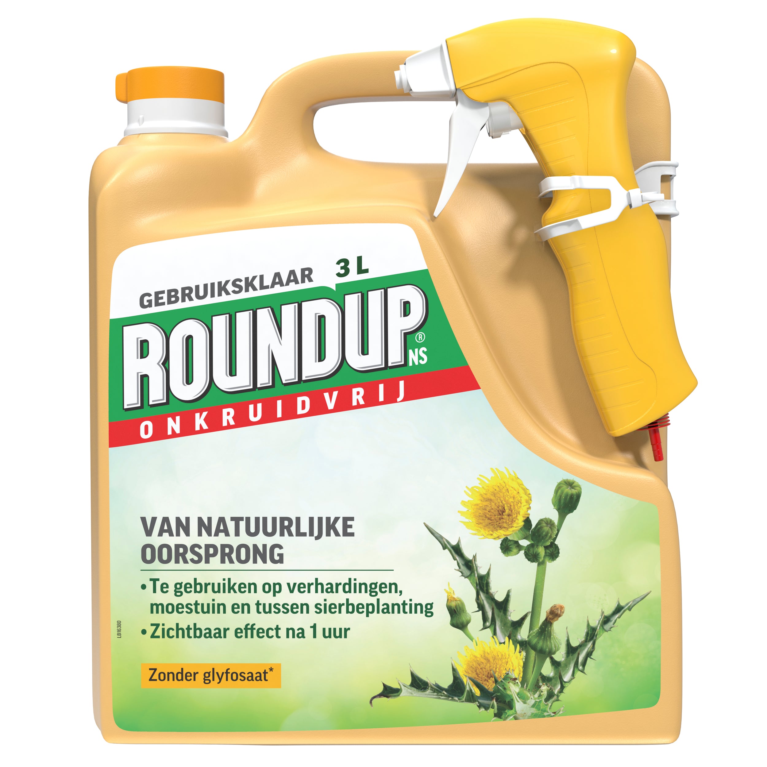 Roundup onkruidbestrijding Onkruidvrij Gebruiksklaar 3L