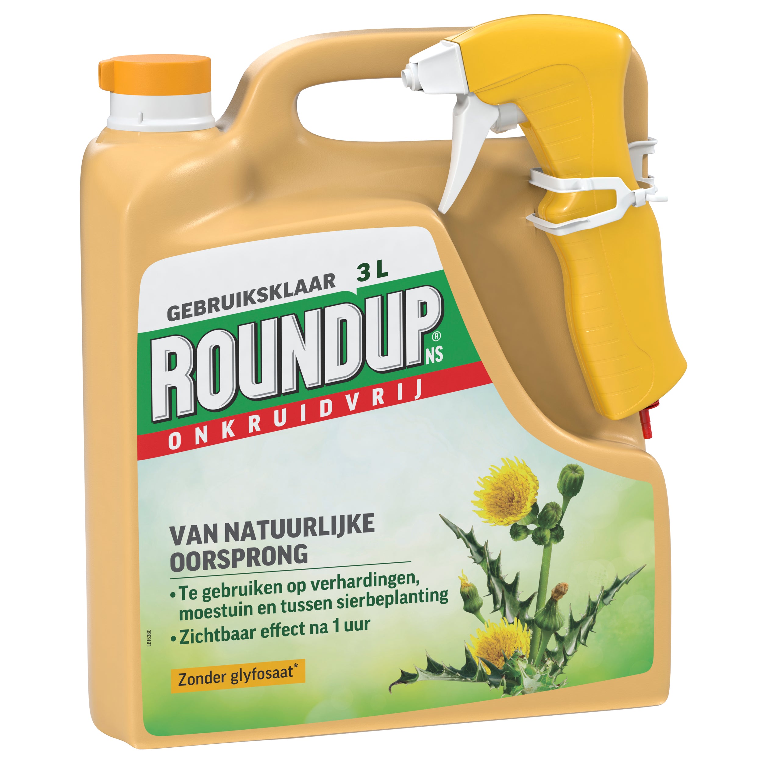 Roundup onkruidbestrijding Onkruidvrij Gebruiksklaar 3L