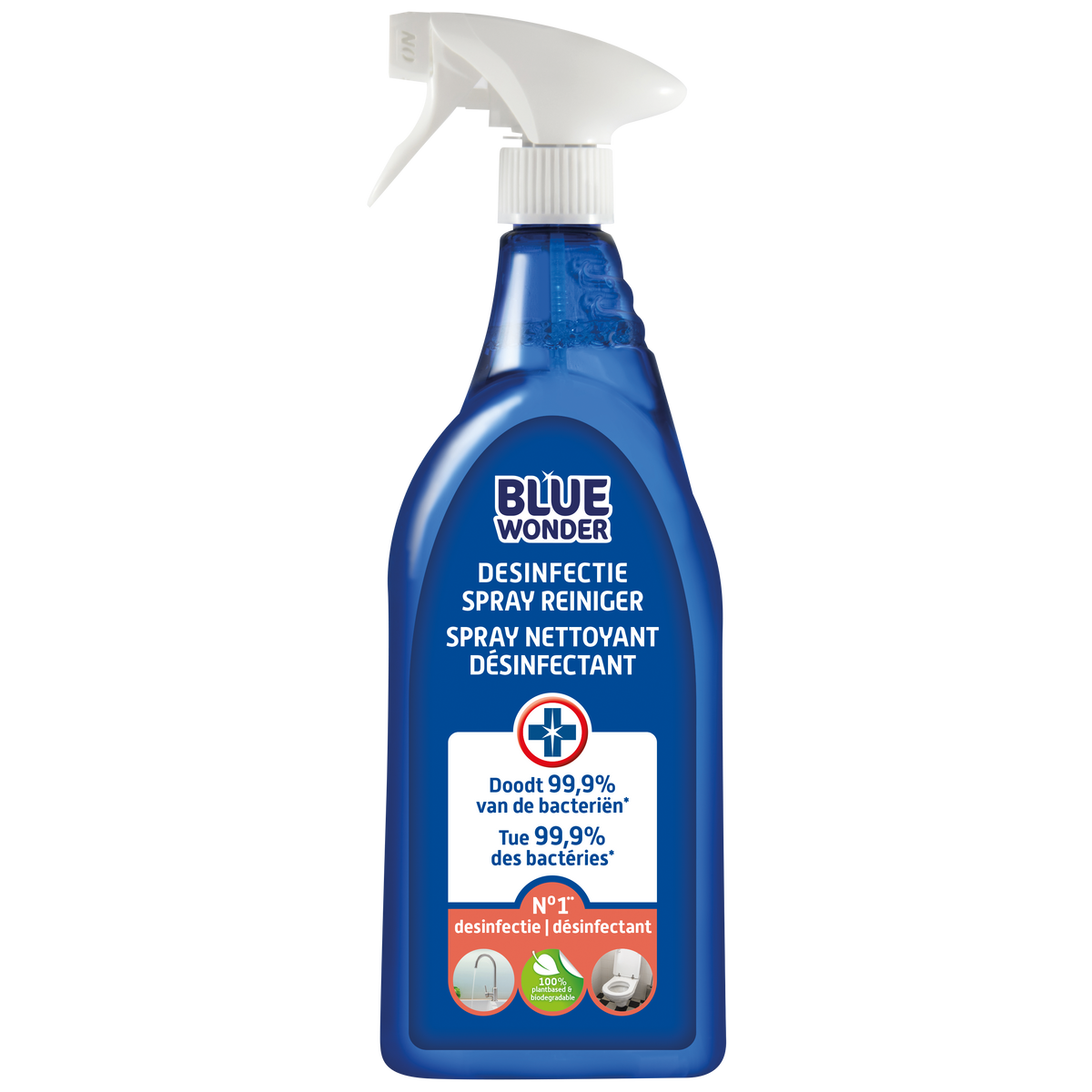 Blue Wonder desinfectie spray reiniger 750ml