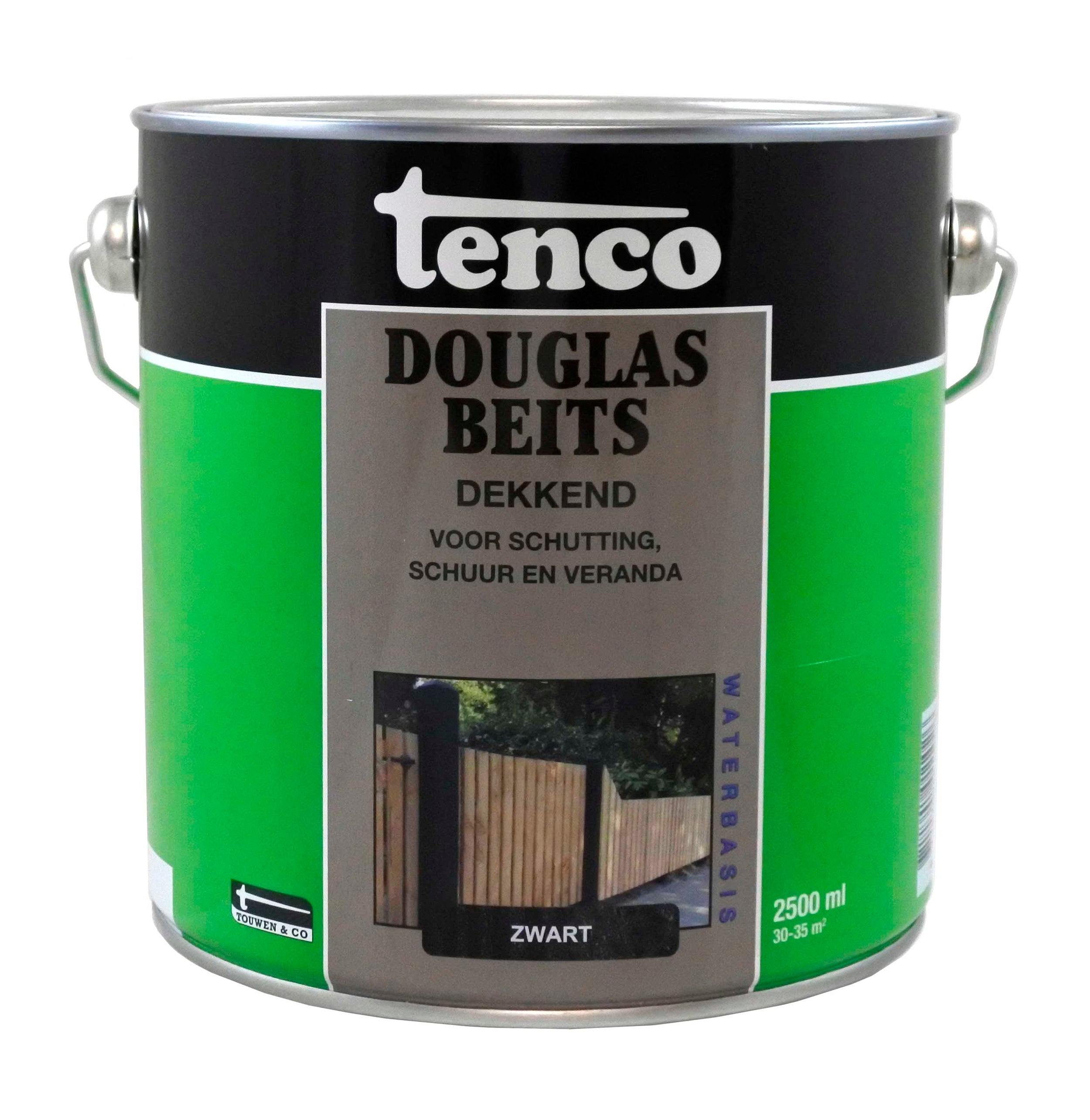 Tenco beits Douglas dekkend zwart 2,5L