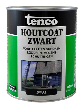 Tenco houtcoat zwart 1L