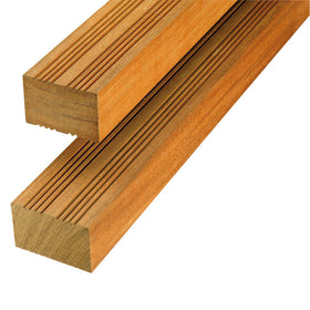 Elephant geschaafde balk hardhout FSC 45x68mm gevingerlast (extra recht)