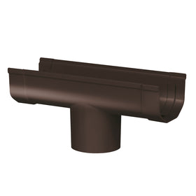 Elson middenuitloop PVC bruin 65mm
