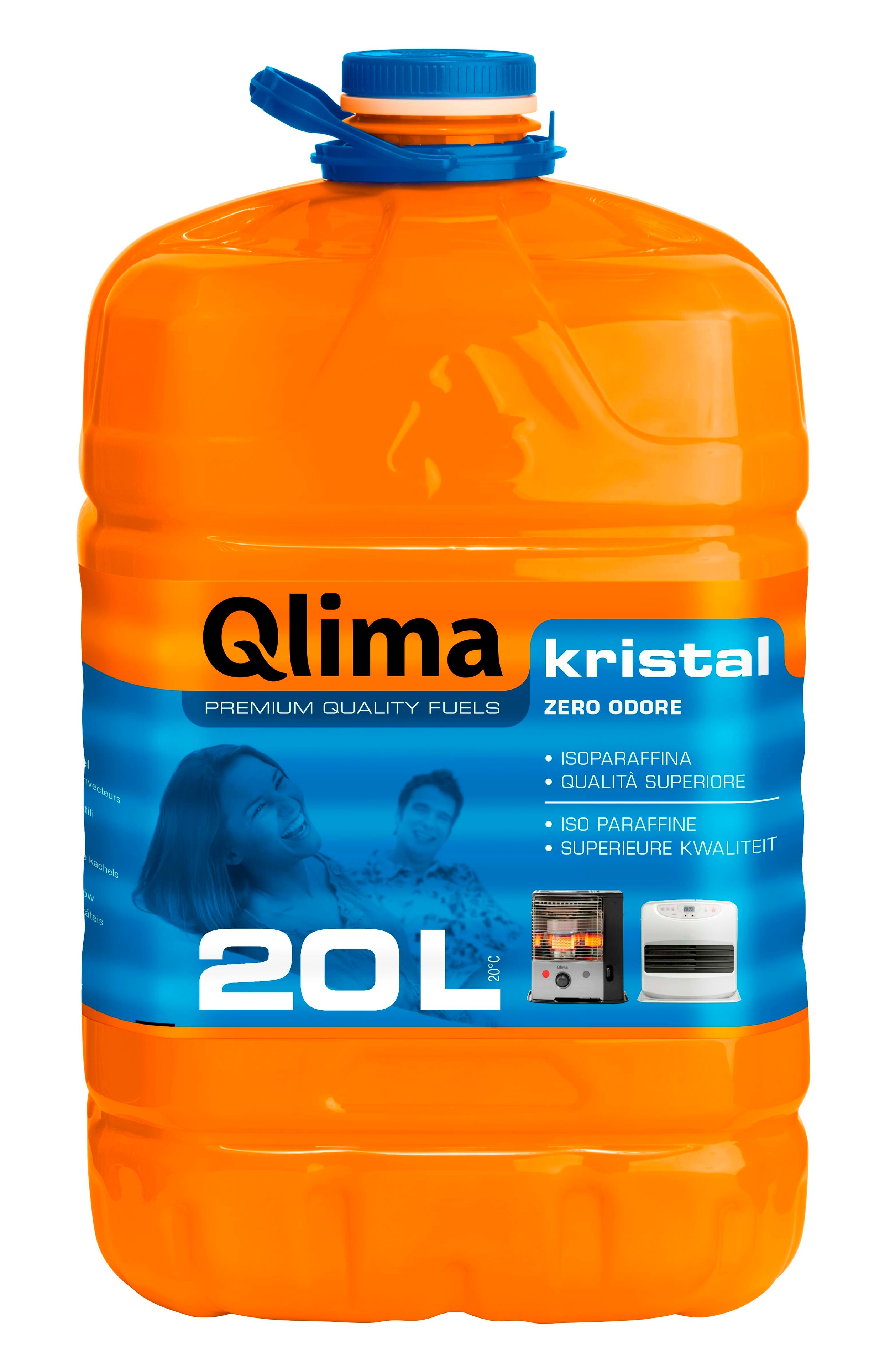 Qlima kachelbrandstof Kristal 20L