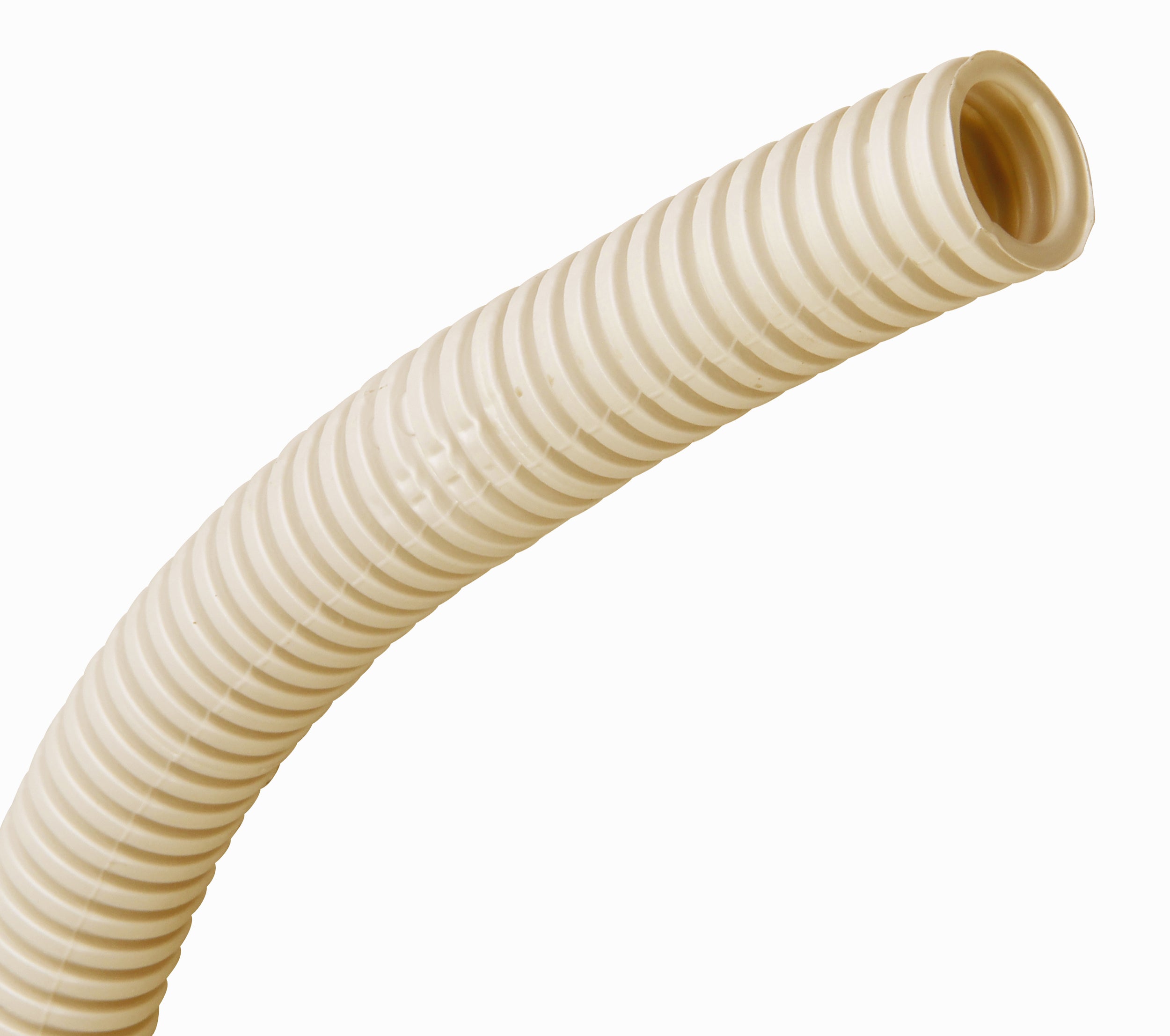 Kopp flexibele buis 3/4" (19mm) crème 20m