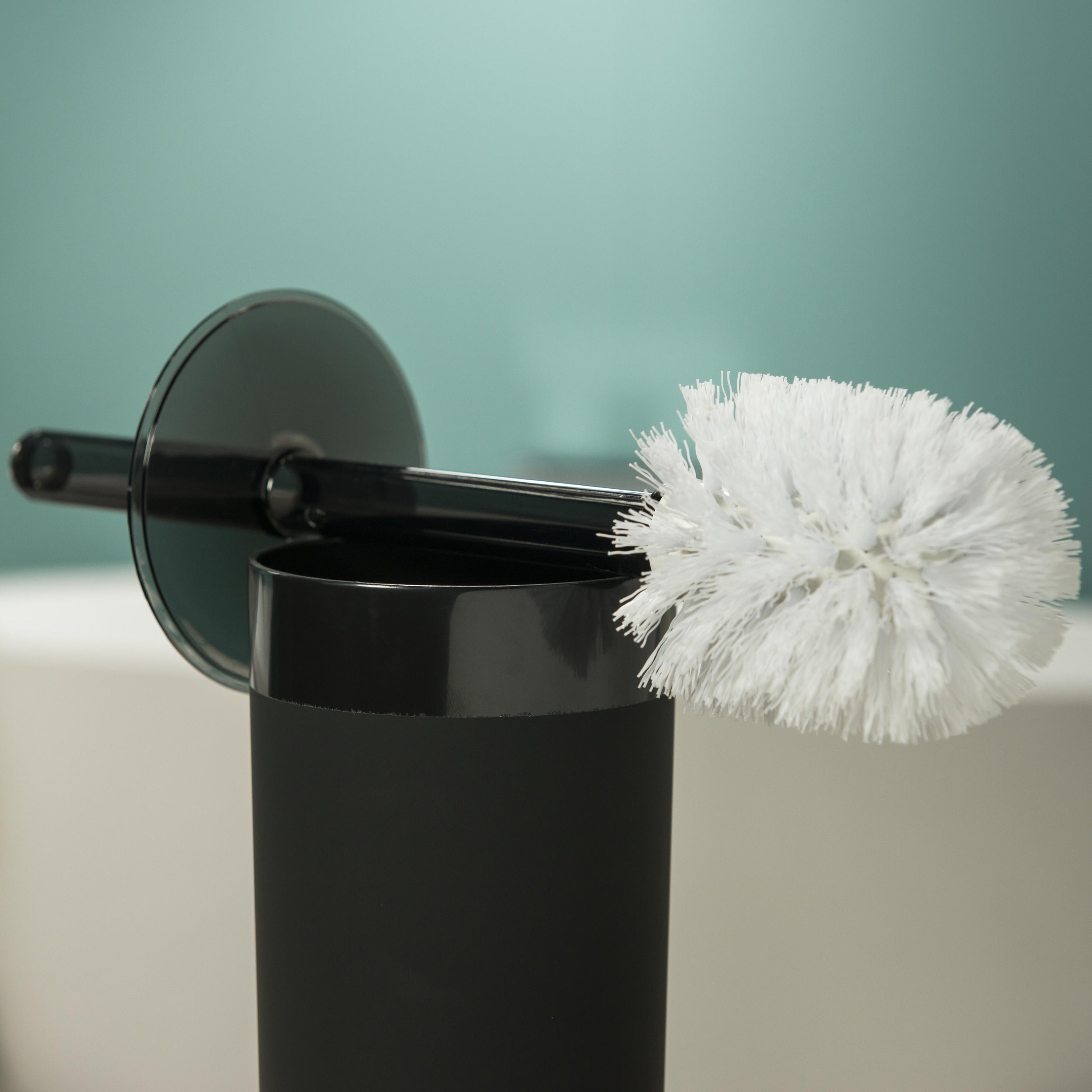 Sealskin toiletborstel met houder Bloom ABS zwart