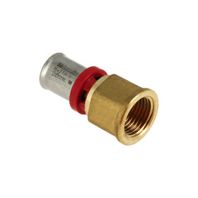 BONFIX Alu-pers schroefbus 1/2" bi.dr. x 16 mm 1st.