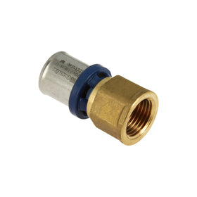 BONFIX Alu-pers schroefbus 1/2" bi.dr. x 20 mm 1st.