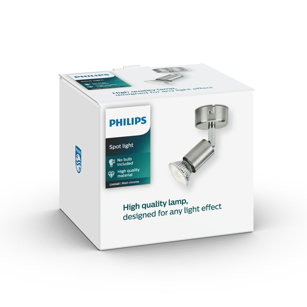 Philips opbouwspot Limbali nikkel GU10