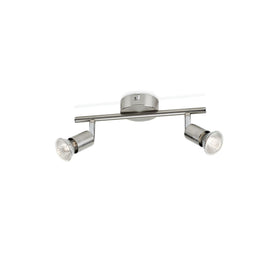 Philips opbouwspot Limbali nikkel 2xGU10