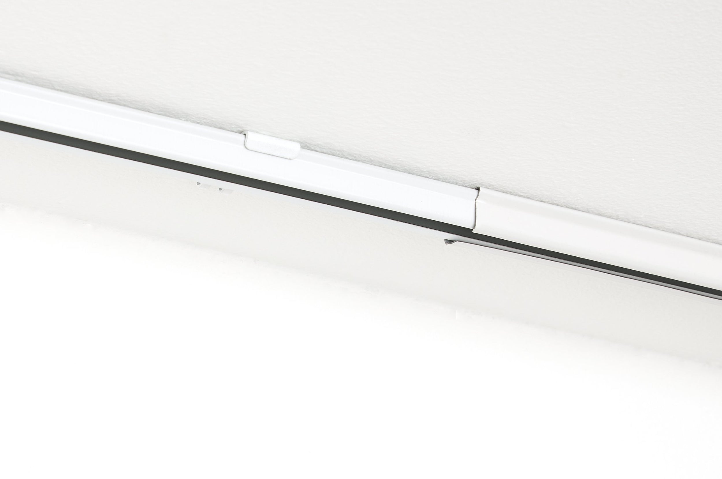 Plus uitschuifbare gordijnrail wit 210-400 cm