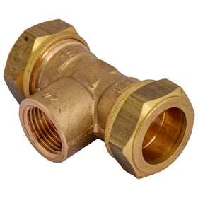 VSH knel T-stuk 22mm x 1/2"F x 22mm