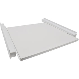 Sanivesk wasmachine drogerrand + schuifrand wit