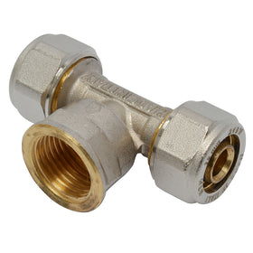 Sanivesk meerlagen T-Stuk overgang 16mmx1/2"Fx16mm
