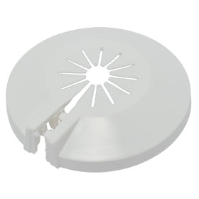 Sanivesk afdekrozet Universeel enkel wit 8-22mm kunststof 2 stuks