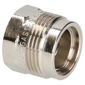 Sanivesk draad gas Recht overgang 3/8"FxM24 chroom