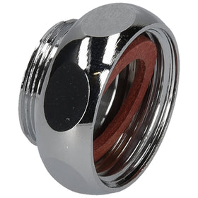 Sanivesk draad Recht overgang voor kranen M22Fx3/4"F chroom