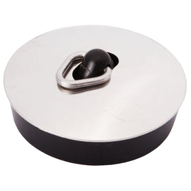 Sanivesk plugstop + Triangel 45,5mm kunststof chroom 4pp