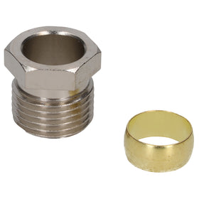 Knelring met drukmoer