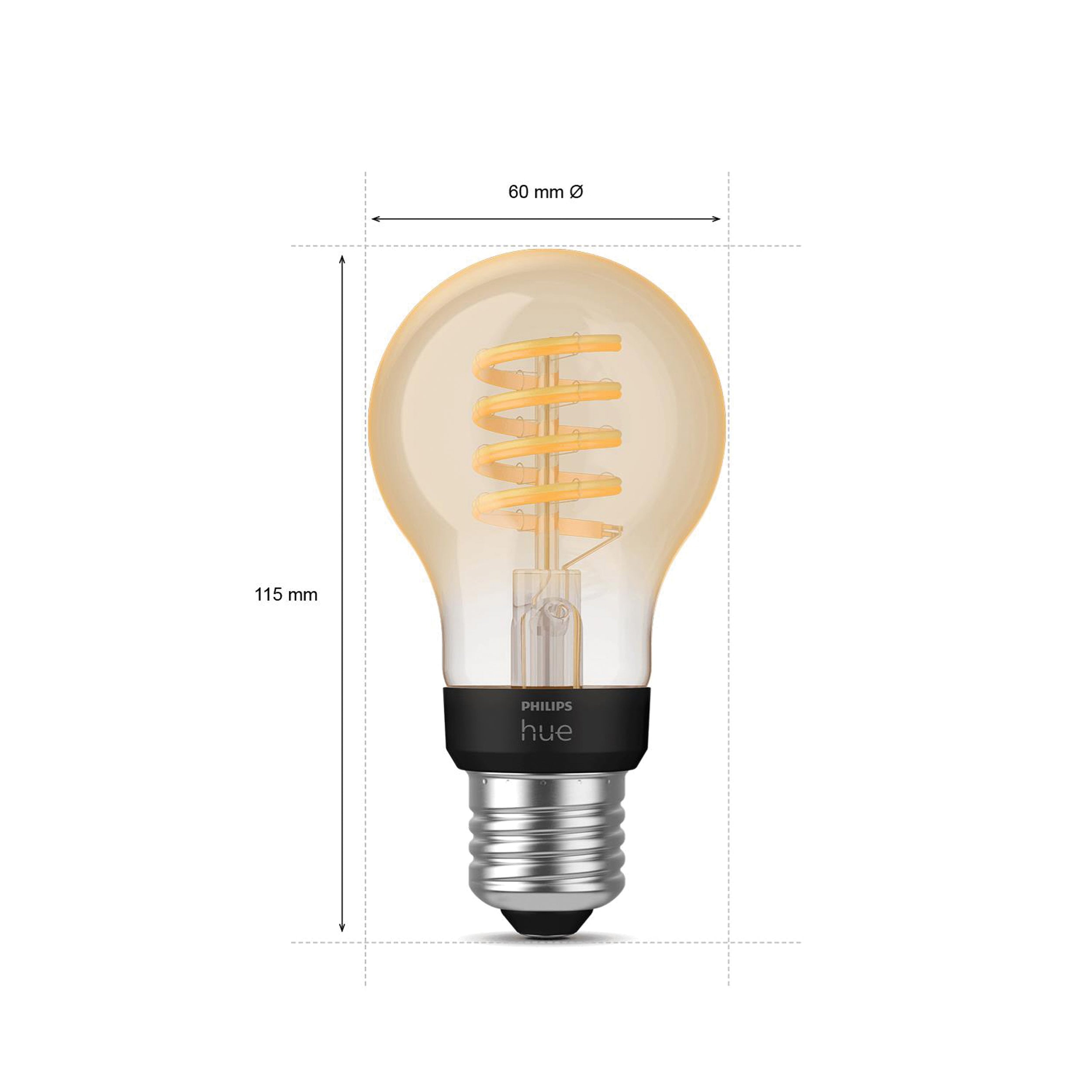 Philips Hue ledfilamentlamp A60 E27 7W