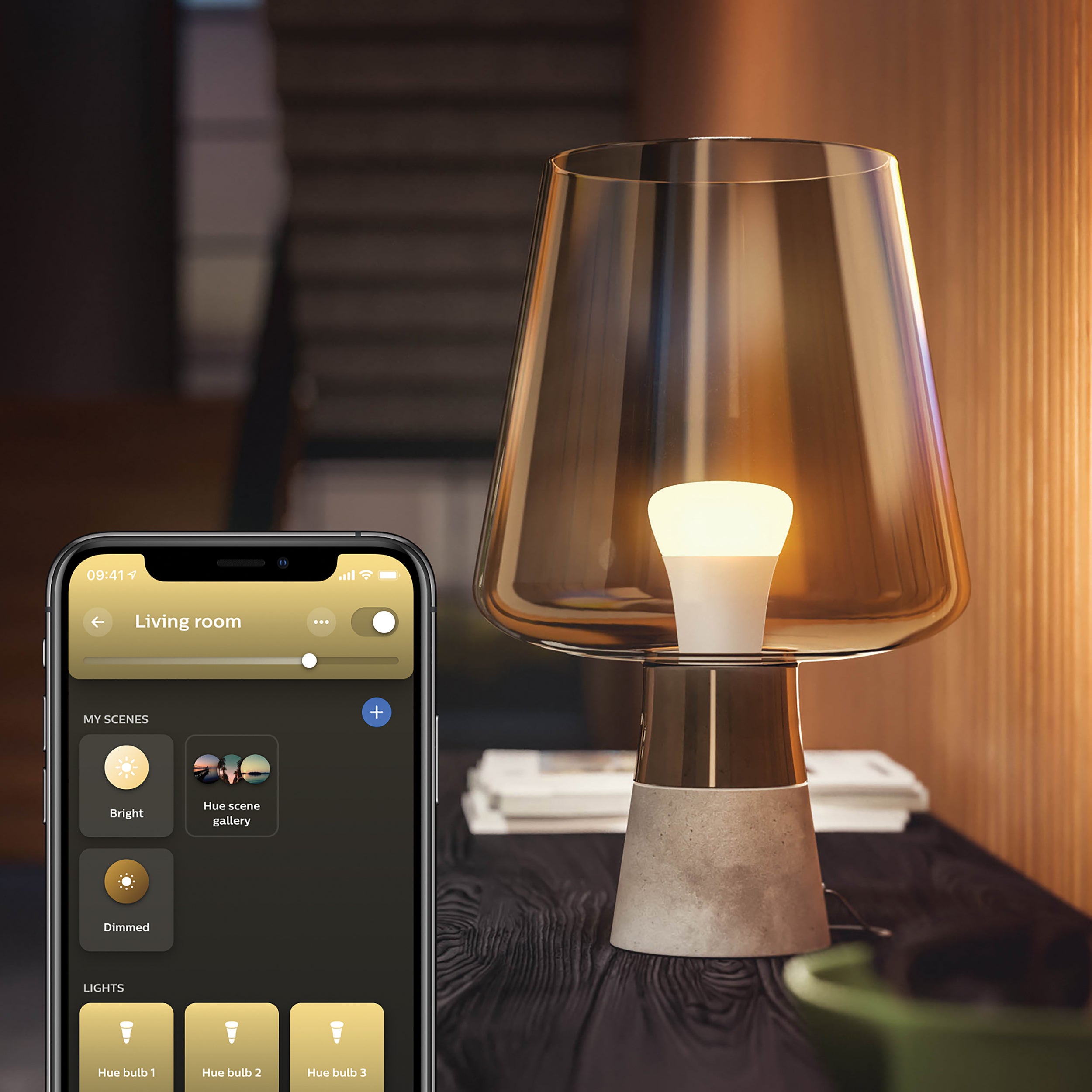 Philips Hue ledlamp warm wit E27 9W 2 stuks