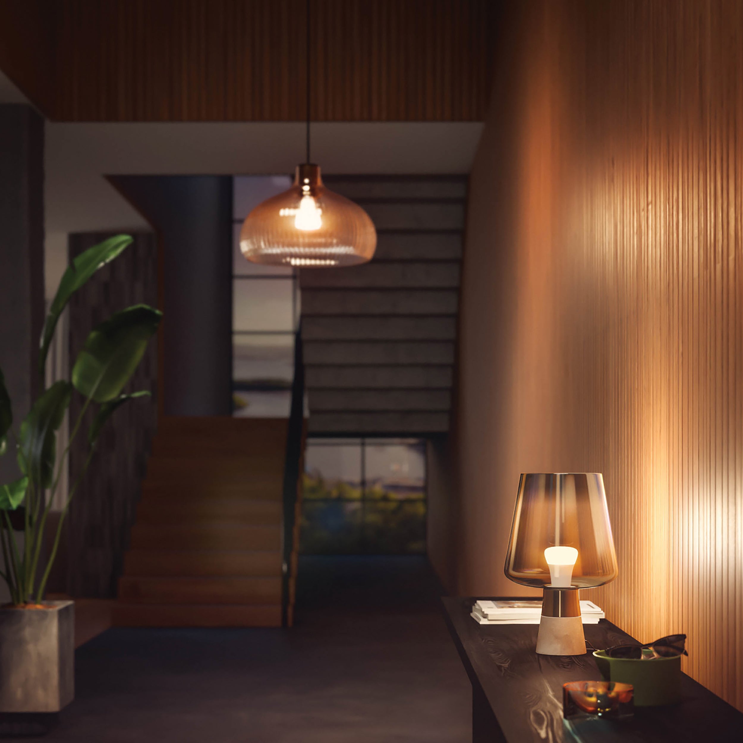 Philips Hue ledlamp warm wit E27 9W 2 stuks