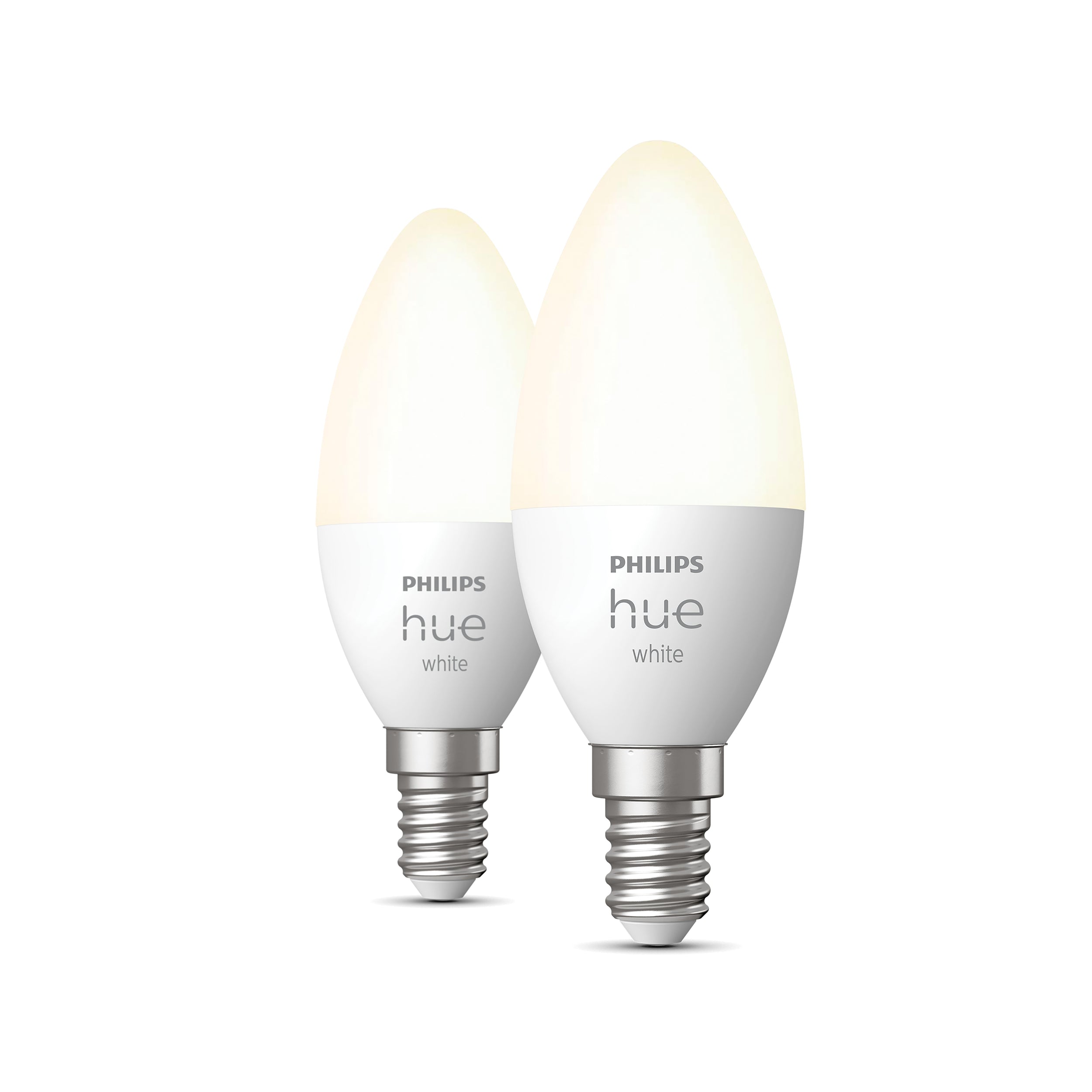 Philips Hue slimme ledlamp P45 warm wit E14 5,7W 2 stuks